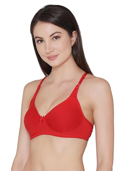 Clovia Women’s Cotton Wire-Free Non-Padded Full-Coverage T-Shirt Bra